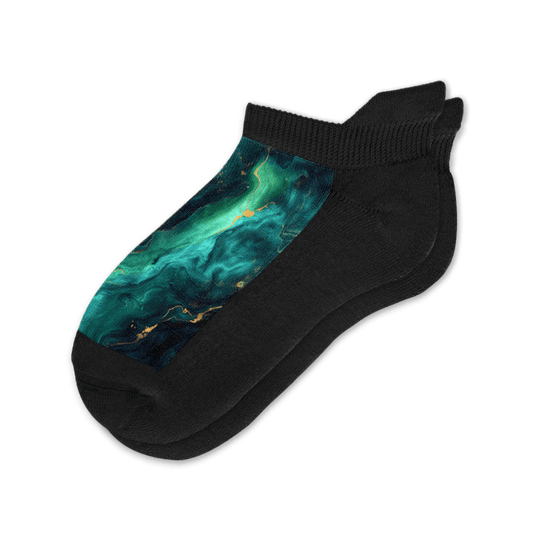 Viasox Malachite Ankle Socks front view