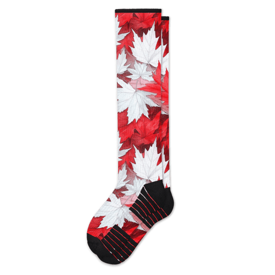 Maple Leaves Compression Socks