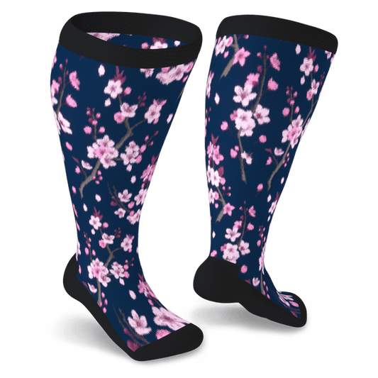 Blossoms diabetic socks
