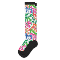 Viasox Mom's Bouquet EasyStretch Socks front view