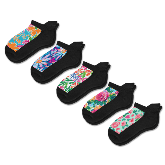 Viasox Mother's Day Ankle Socks 5-Pack Bundle front view