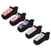Viasox Petal Patch  Ankle Socks 5-Pack Bundle front view