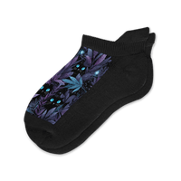 Viasox Mysterious Kitty Ankle Socks front view