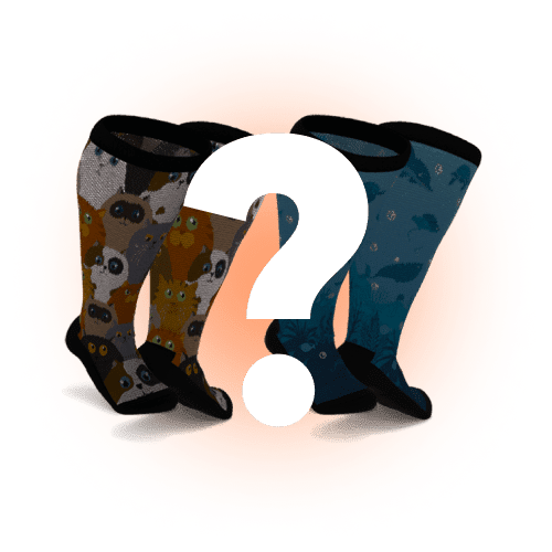 Mystery socks for feet