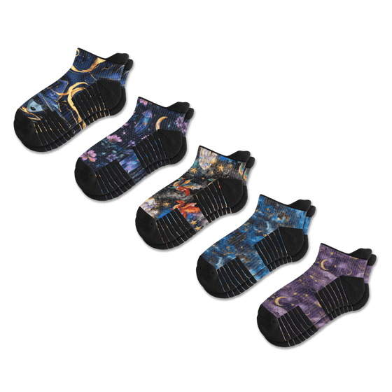 Mystical Ankle Compression Socks 5-Pack Bundle