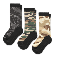 Army EasyStretch™ Socks 3-Pack Bundle Crew Cut From Viasox Flat View
