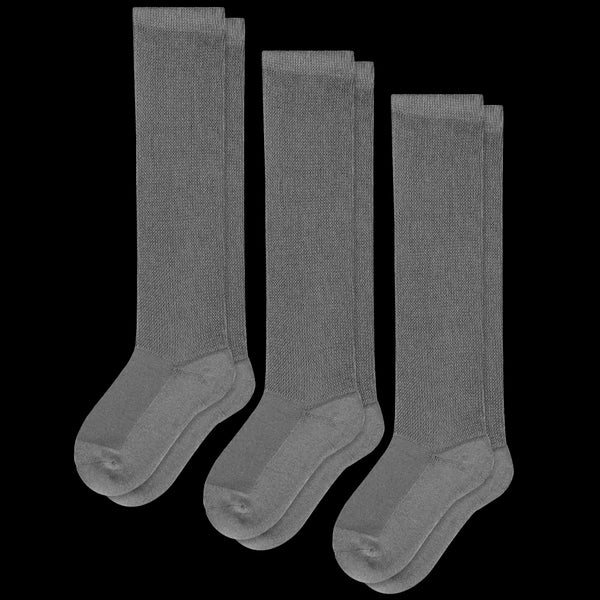 Gray Compression Socks Bundle 3-Pack