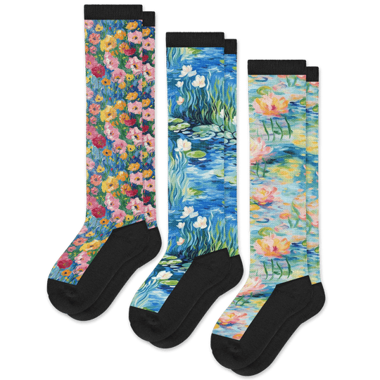 Brushstrokes EasyStretch™ Socks Bundle 3-Pack