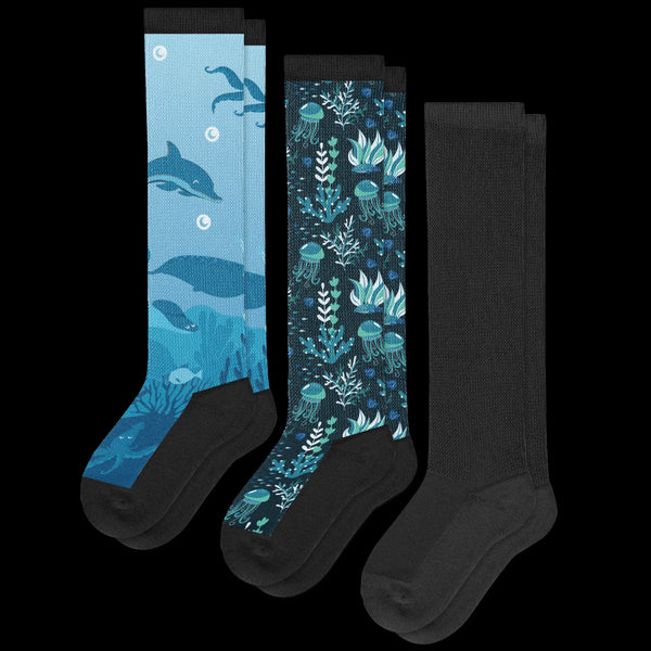 Dark Waters EasyStretch™ Diabetic Socks Bundle 3-Pack