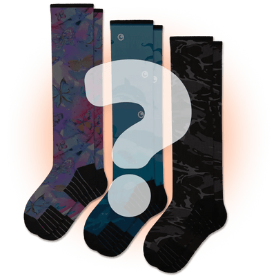 Viasox Mystery Compression Socks side view