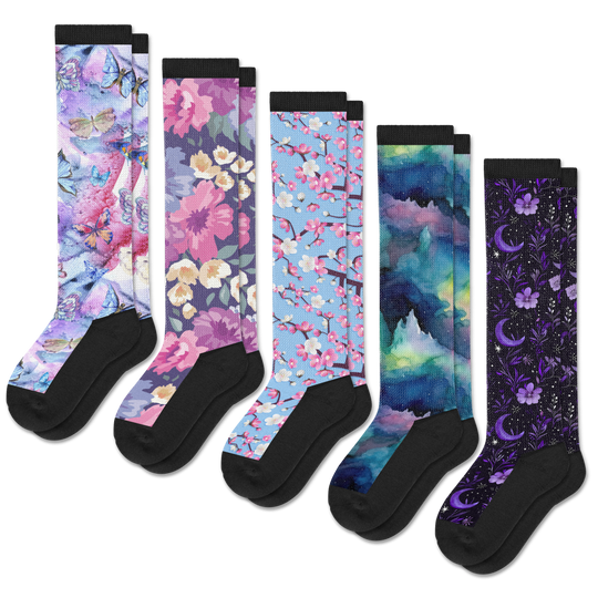 Night Nature EasyStretch™ Socks Bundle 5-Pack