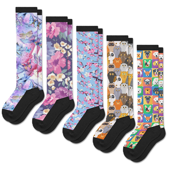 Pet Garden EasyStretch™ Socks Bundle 5-Pack