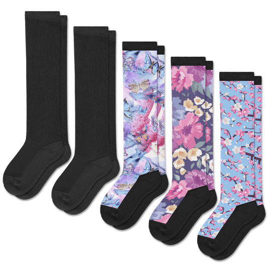 Dark & Delicate EasyStretch™ Socks Bundle 5-Pack