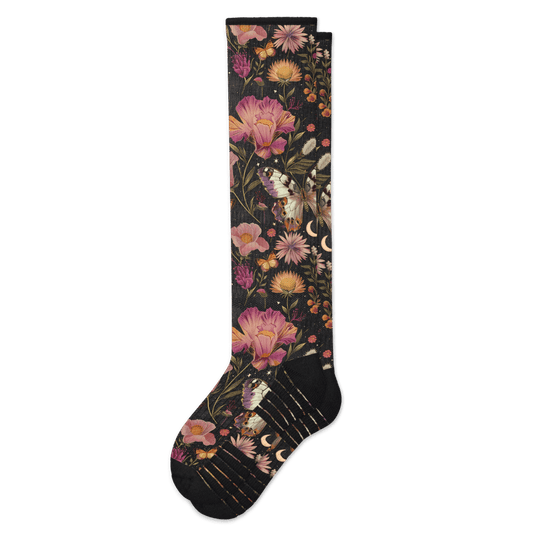 Night Garden Compression Socks