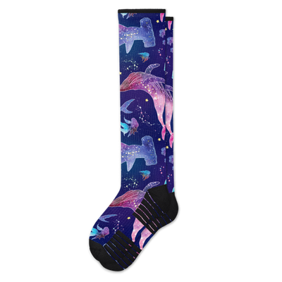 Ocean of Stars Compression Socks