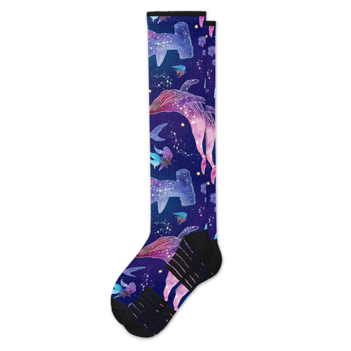 Ocean of Stars Compression Socks