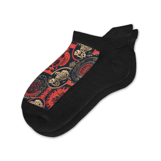 Oriental Elegance Ankle Socks