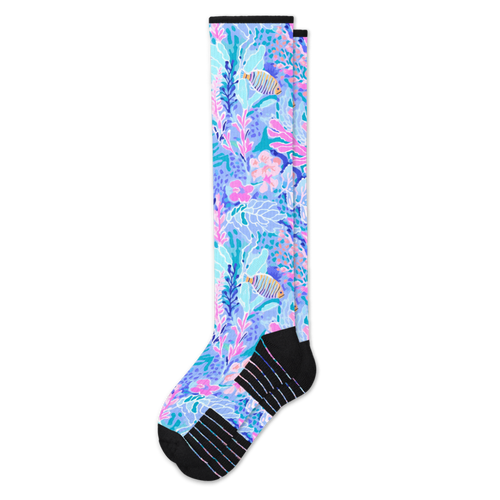 Pastel Reef Compression Socks