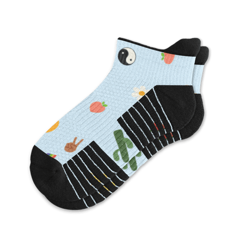 Peace Ankle Compression Socks