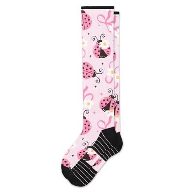Pink Ladies Compression Socks