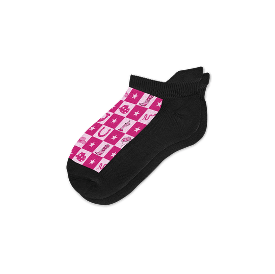 Pink Rodeo Ankle Socks