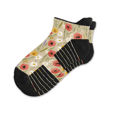Poppy Summer Ankle Compression Socks