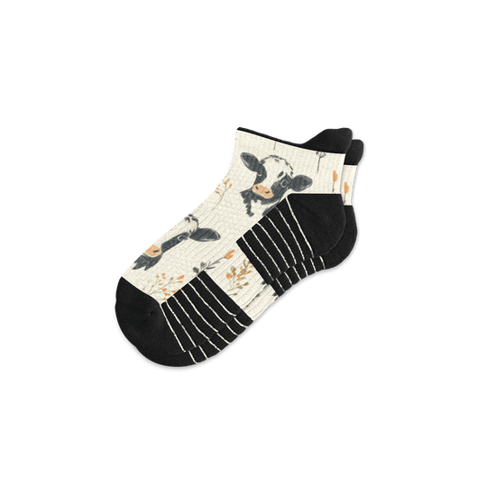 Prarie Cows Ankle Compression Socks