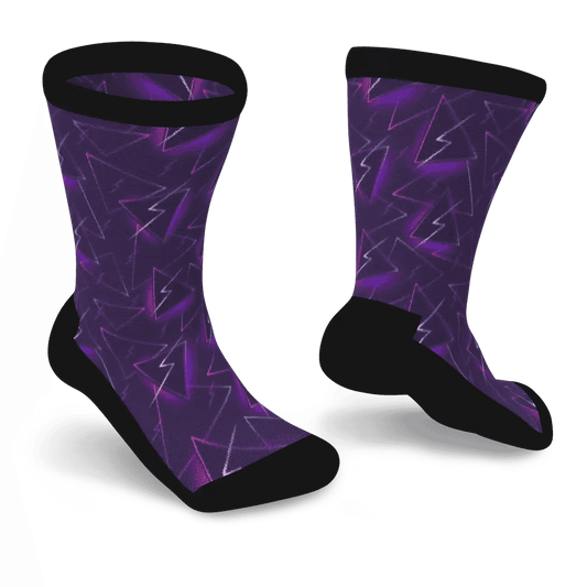 Crew purple diabetic socks