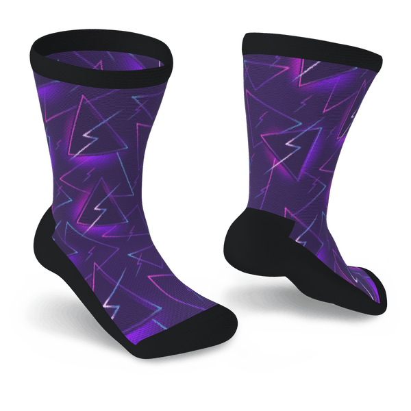 Purple diabetic socks