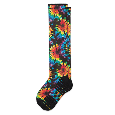 Rainbow Dye Compression Socks