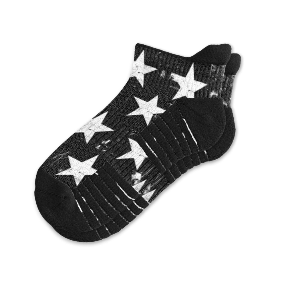 Retro Stars Ankle Compression Socks