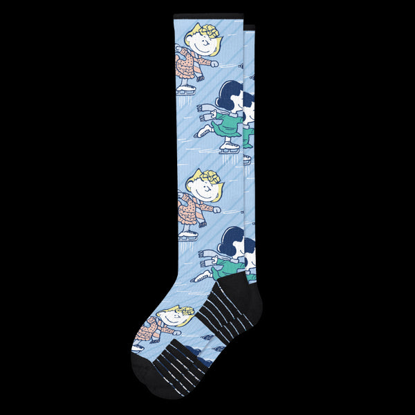 Peanuts on Ice Compression Socks