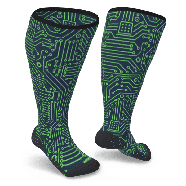 Short circuit compression socks