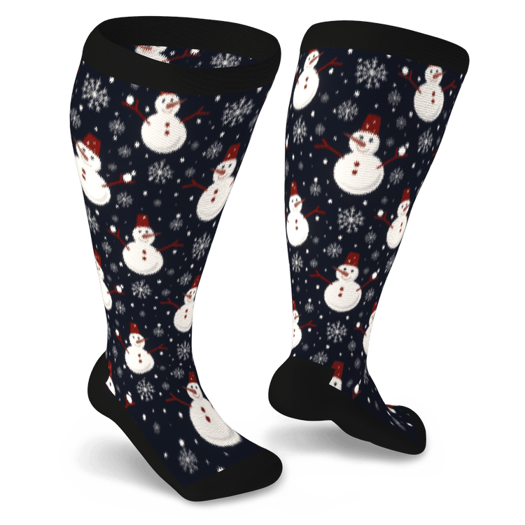 Snowballs Non-Binding Diabetic Socks