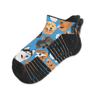 Ruff Life Ankle Compression Socks From Viasox Flat View