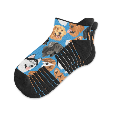 Ruff Life Ankle Compression Socks From Viasox Flat View