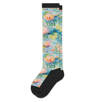 Viasox Pastel Pond EasyStretch™ Socks front view