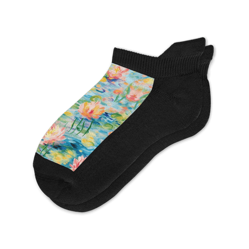 Viasox Pastel Pond Ankle Socks front view