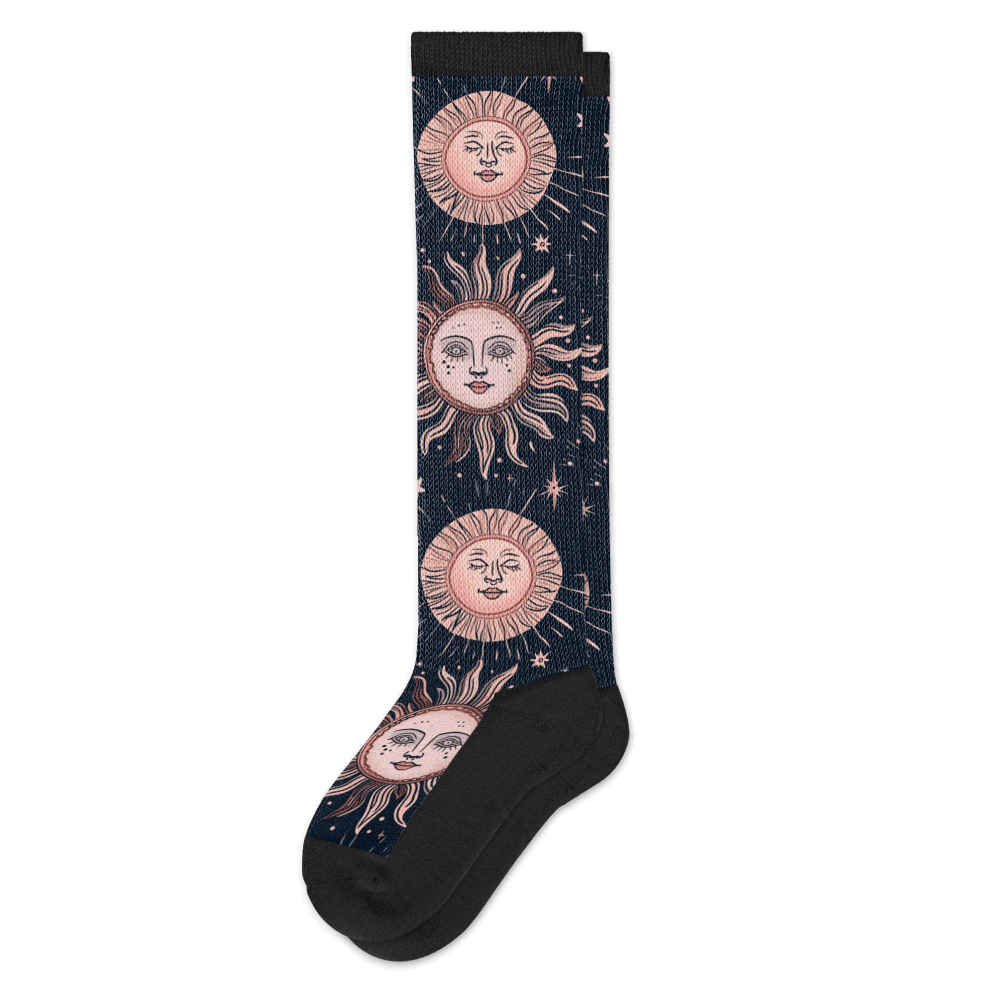 Celestial Moon EasyStretch™ Socks
