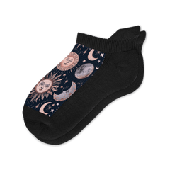 Celestial Moon Ankle Socks