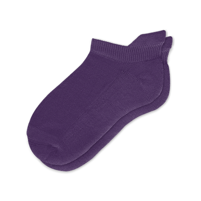 Viasox Royal Purple Ankle Socks Flat View