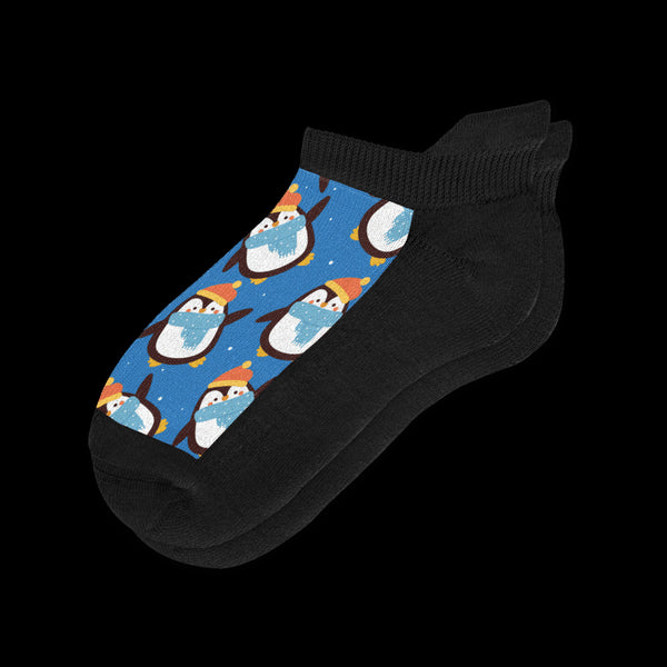 Merry Penguins Ankle Diabetic Socks