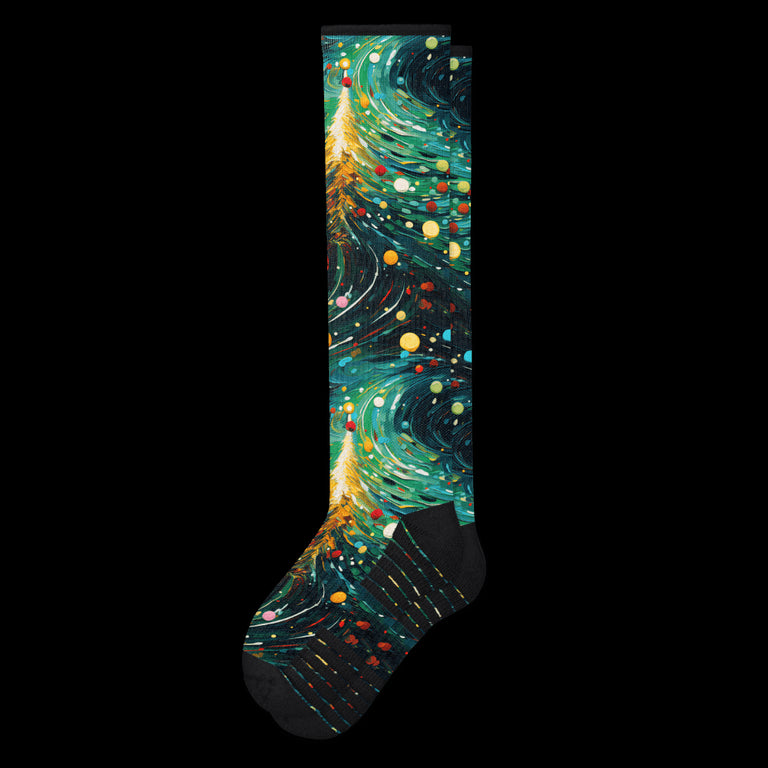 Starry Tree Compression Socks