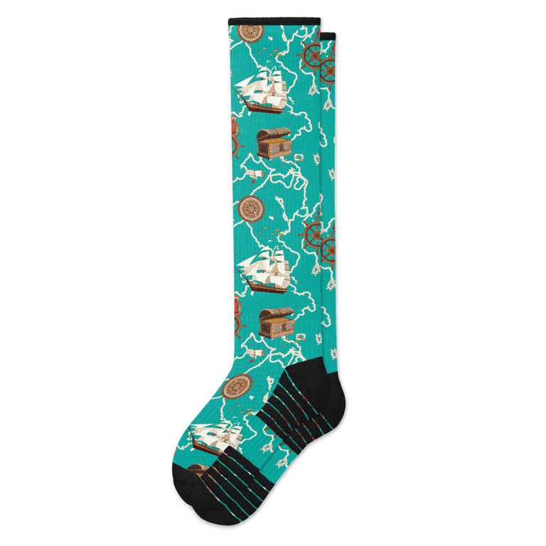 Treasure Hunt Compression Socks