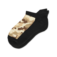 Viasox Desert Camo Ankle Socks Flat View