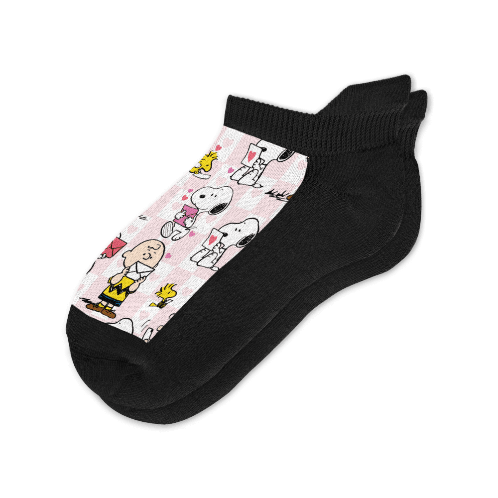 Love Letters Ankle Socks From Viasox Flat View
