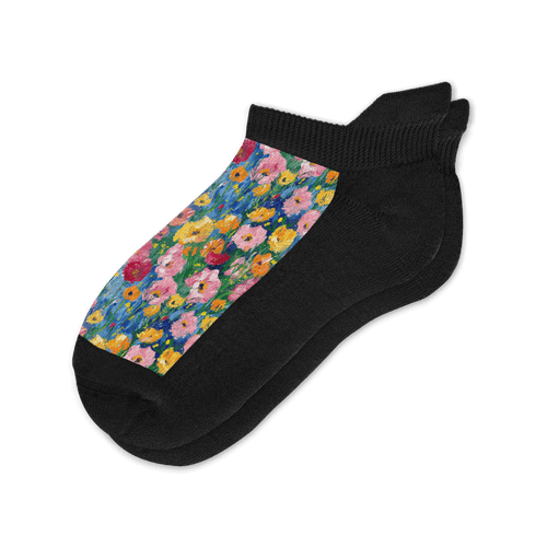 Viasox Wildflower Ankle Socks front view