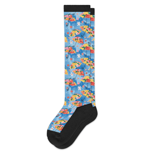 Viasox Spring Showers EasyStretch Socks front view
