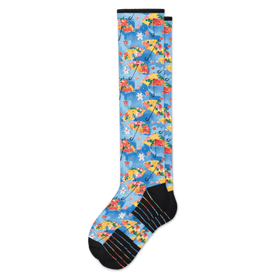 Viasox Spring Showers Compression Socks front view