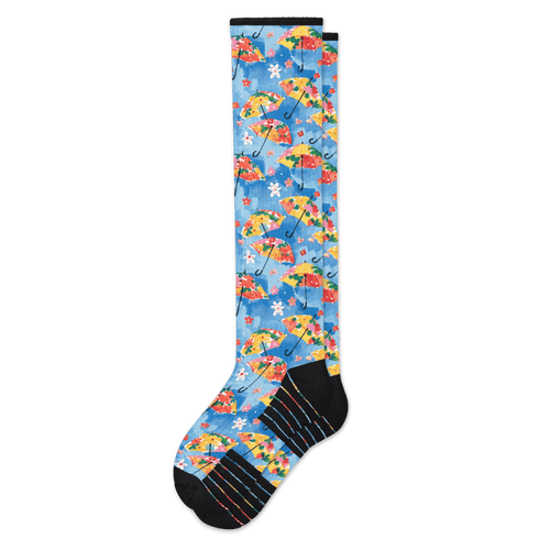 Viasox Spring Showers Compression Socks front view